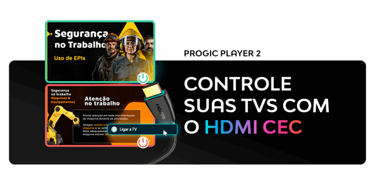 Progic Player 2 - HDMI CEC - Controle das TVs