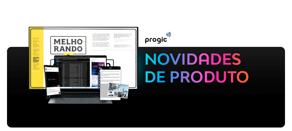 Novidades de Produto - Progic