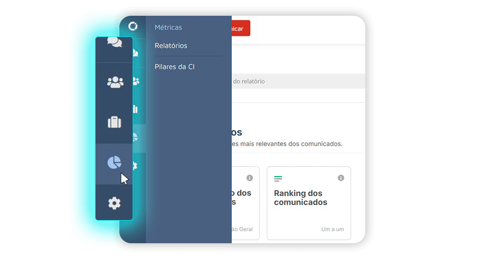 Acesso aos relatórios de e-mail
